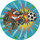 Pog n°40 - Pogball - Série 1 - Original Vintage - World Pog Federation (WPF)